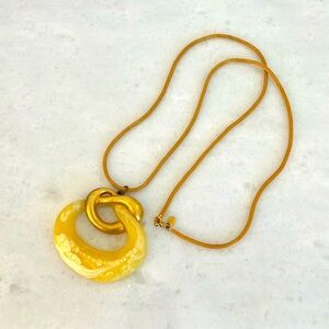 Givenchy necklace with resin charm